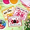 30 Pcs Mother's Day Handprint Craft Kits with 3 Large Ink Pads – DIY Greeting Cards for Mom, Sunday Home & Classroom Activities (Yellow, Bee)